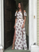 Blossom Off the Shoulder Maxi Dress | Claire de Lune Boutique
