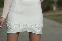 Criss Cross Mini Skirt | Claire de Lune Boutique