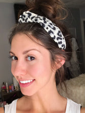 Sasha Leopard Knot Headband