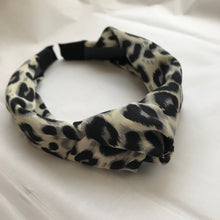 Sasha Leopard Knot Headband | Claire de Lune Boutique
