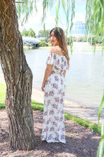 Blossom Off the Shoulder Maxi Dress | Claire de Lune Boutique